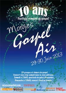 © Festival Gospel Air, Morges (VD)