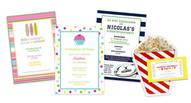 Party invitations © Paper & Party Love